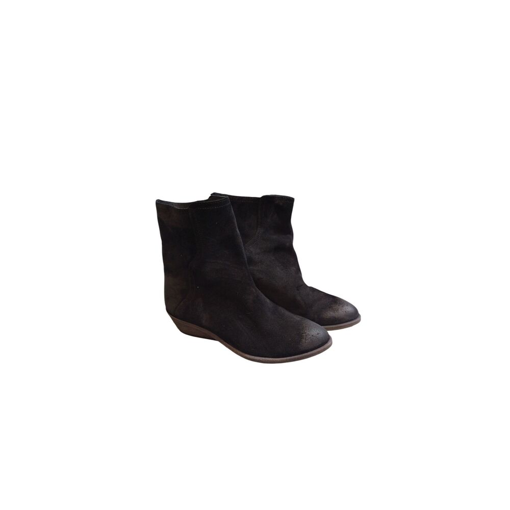 Frye Farrah Wave Short Suede Leather Ankle Booties Boots Women’s 10